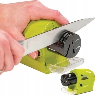 Ostrzałka do noży elektryczna Swifty Sharp 8x6x13,5 cm zielona