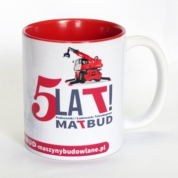 Кружка с принтом PHOTO CUBE, темно-синяя внутри