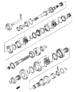LOŽISKO PŘEVODOVKY ŘAZENÍ SUZUKI JIMNY 20X52X15 09262-20163