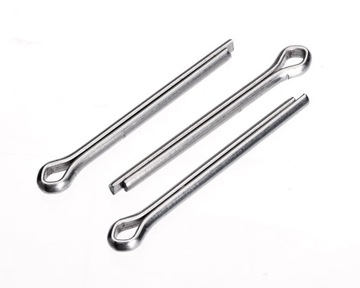 5,0x63 ZAWLECZKA ZABEZPIECZAJĄCA PROSTA rozginana NIERDZEWNA INOX A2 (10)