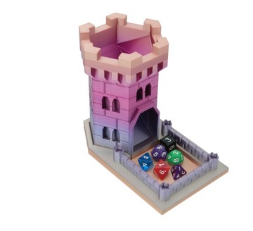 Шестиугольная башня из кубиков - Радужная конфета Dice Tower