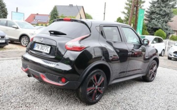 Nissan Juke I SUV Facelifting 1.2 DIG-T (Euro 6) 115KM 2016 Nissan Juke Nawigacja, Grzane fotele, Tempomat, Tapicerka, alcantara Gwara, zdjęcie 2