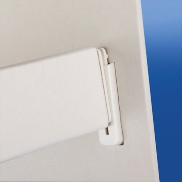 Вертикальный кронштейн 57 x 45 мм Белый