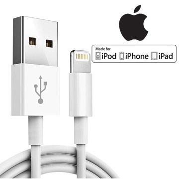 ОРИГИНАЛЬНЫЙ КАБЕЛЬ APPLE ДЛЯ IPAD/IPOD/IPHONE 14 13 12 11 XS XR SE 8 7 6 5