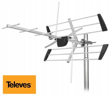 Antena UHF VHF Televes YAGI EDGE MIX+ ref. 111810 AKTYWNO PASYWNA