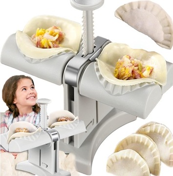 FORMA MASZYNKA DO ROBIENIA LEPIENIA PIEROGÓW PIEROŻNICA PIEROGARKA PODWÓJNA