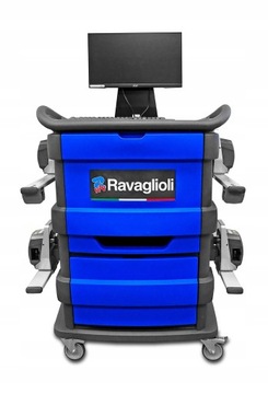 RAVAGLIOLI TD1780PWS.4 GEOMETRIA KÓŁ 8 KAMER CCD ZBIEŻNOŚĆ BEZPRZEWODOWA