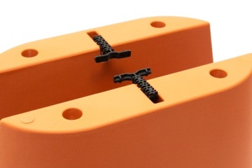 DONICZKA NA BALUSTRADĘ BALKON LOFLY 40CM TERAKOTA