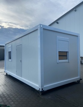 KONTENER MIESZKALNY BIUROWY 6-8 OSÓB 18m2 WYSOKOŚĆ 2,8 m ŚWIETNA IZOLACJA