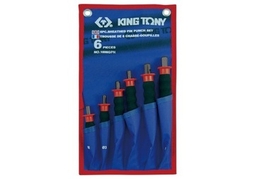 Wybijaki igłowe zestaw 2-8mm KING TONY 6 szt.