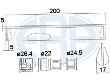 SUŠIČ KLIMATIZACE SUZUKI GRAND VITARA I MK1 1.6-2.7 98-06