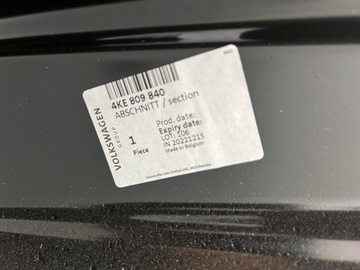 AUDI E-TRON 4KE POSZYCIE PROGU SŁUPEK RAMKA PRZEDNIA PRAWA PRZÓD 2018-