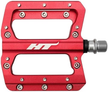 MOCNE PEDAŁY PLATFORMOWE HT AN14A - Red # DH Enduro FR Dirt MTB