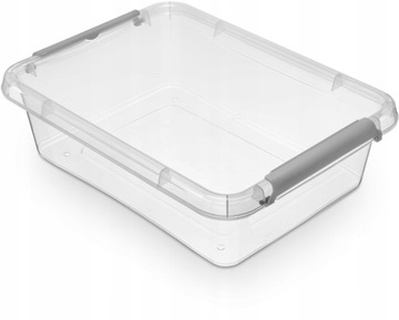 PUDŁO PUDEŁKO POJEMNIK PLASTIKOWY 8,5 L z POKRYWĄ FIRST