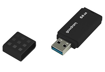 Флэш-накопитель GOODRAM UME3 64 ГБ USB 3.2 черный