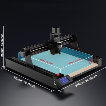 Фрезерный плоттер с ЧПУ TWOTREES TTC450 Гравировальный станок 460x460x80 мм