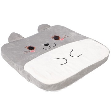 Детский обеденный стул с мультяшным рисунком и подставкой для сиденья.