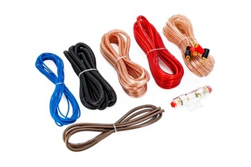 Zestwa Kabli montażowych Car Audio bezpiecznik 30A