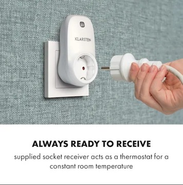 Инфракрасный потолочный обогреватель Klarstein Midnight Sun, белая панель, 600 Вт