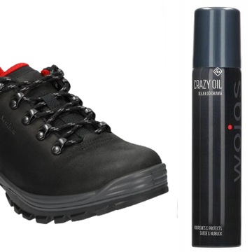 IMPREGNAT DO BUTÓW obuwia w sprayu DO SKÓRY OLEJ Wojas Crazy Oil 75 ml
