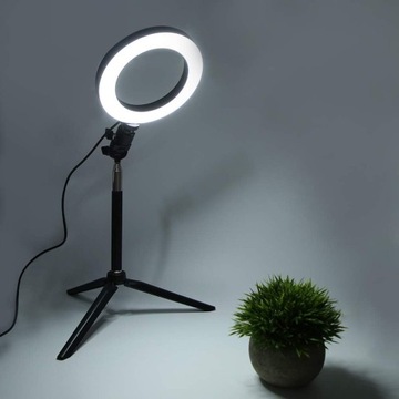 USB заполняющий свет, 6-дюймовый светодиодный кольцевой светильник