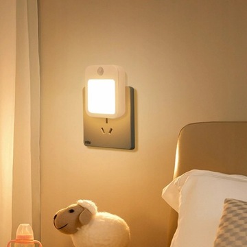 LAMPKA NOCNA LED CZUJNIK RUCHU ZMIERZCHU AUTOMAT