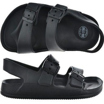 ДЕТСКИЕ ЛЕГКИЕ ТАПОЧКИ С БОЛЬШОЙ ЗВЕЗДОЙ NN374541 ЧЕРНЫЙ 35