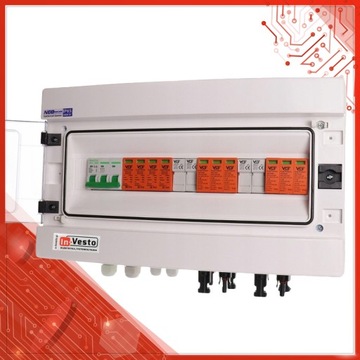 ФЭУ РАСПРЕДЕЛИТЕЛЬНОЕ УСТРОЙСТВО 1000 В постоянного/переменного тока, 2 СТРОЧКИ, ФОТОВОЛЬТАИКА