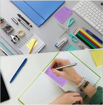 9шт флуоресцентные заметки, список дел, флуоресцентная наклейка