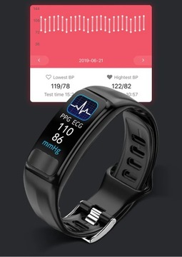 Интеллектуальный браслет, новое здоровье, ЭКГ, кислород в крови, кровяное давление, водонепроницаемый