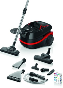 Bosch Odkurzacz piorący BWD421POW 2100W filtr HEPA Turboszczotka Akcesoria