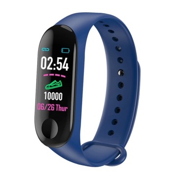 M3 Plus Wristband Sport RunningFitness Pedometer Color Screen Smart