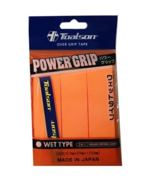 OWIJKI ZEWNĘTRZNE TOALSON POWER GRIP ORANGE 3 SZT