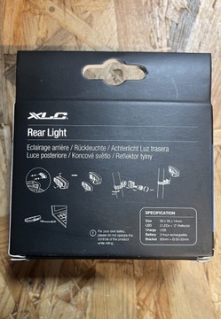 Задний фонарь с аккумулятором XLC USB 300 мАч 50/80 мм для багажника или подседельного штыря