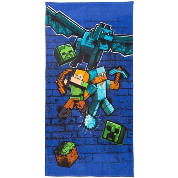 Ręcznik MINECRAFT 70x140 kąpielowy plażowy R10