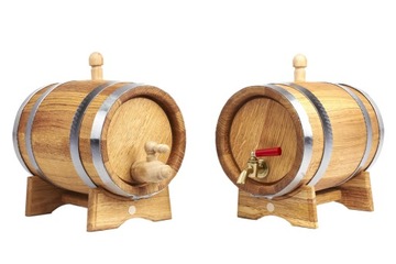 Дубовая бочка 3л для виски, самогона, вина, ликеров (с сертификатом ПЖ)