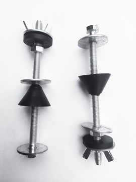 Винты крепления компактного бачка унитаза