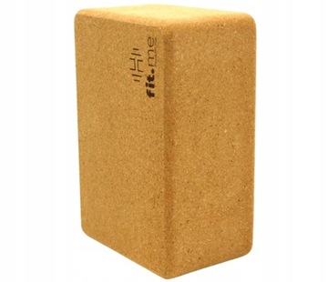 БЛОК ДЛЯ УПРАЖНЕНИЙ YOGA CUBE CORK FIT.ME