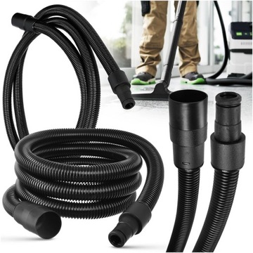 Wąż Do Odkurzacza Festool CTL CTM 3,5m Ssący Rura Wytrzymały + Uchwyty