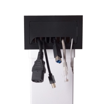 Заделка с клапаном для локтя телеканала 110x55