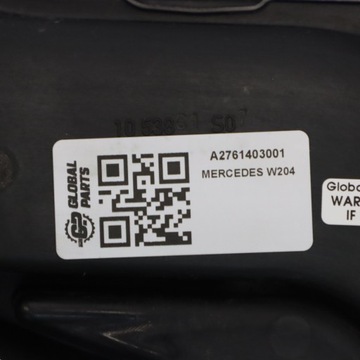 MERCEDES W166 W204 W212 W221 W251 KOLEKTOR NASÁVÁCÍ VZDUCHU A2761403001