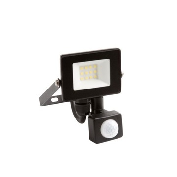 NAŚWIETLACZ LED HALOGEN 10W 3000K Z CZUJNIKIEM PIR