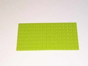 LEGO 92438 lime limonka Płytka 8x16 bdb