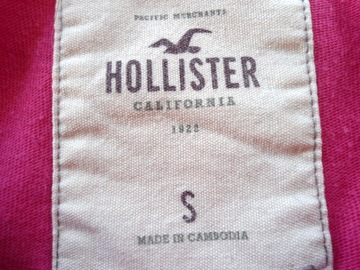 HOLLISTER by ABERCROMBIE bawełniany t-shirt S