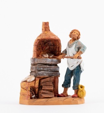 Figurka firmy FONTANINI- Piekarz przy piecu- 9,5cm