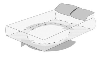 Наматрасник 90х200см, антибактериальный, толстый.