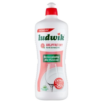 LUDWIK Płyn do mycia naczyń Grejpfrut 900g
