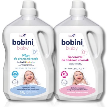 Bobini Hipoalergiczny Płyn do prania do płukania tkanin dla dzieci 5l MIX