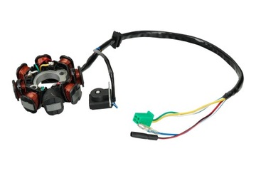 СТАТОР СПАРКЕР 4T GY6 СКУТЕР 5 КАБЕЛЕЙ 8 КАТУШЕК