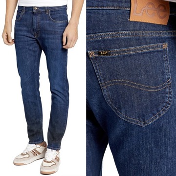 Lee RIDER SLIM Deep Water ZWĘŻANE DżINSy W31 L30